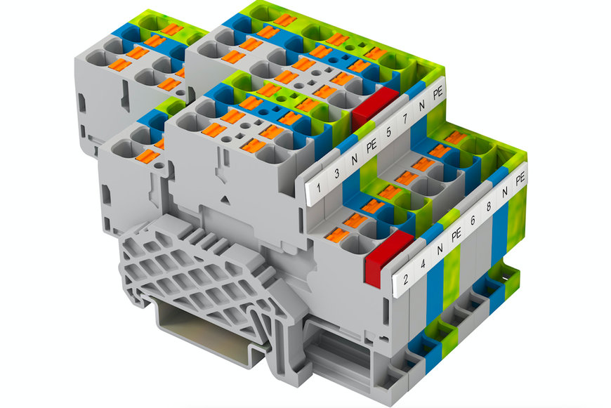 New two-level terminals for 4-mm² cross sections